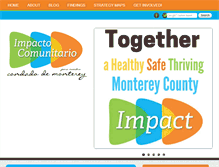 Tablet Screenshot of impactmontereycounty.org